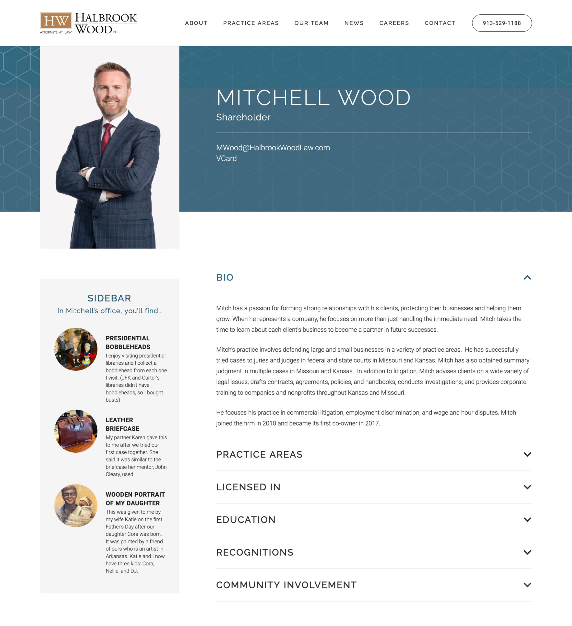 Halbrook Wood — Mitchell Wood bio page